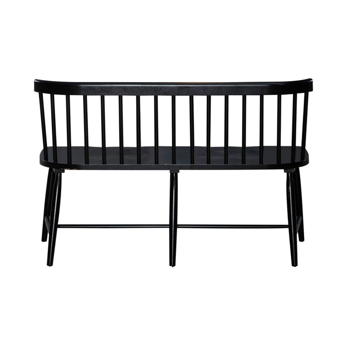 Capeside Cottage - Spindle Back Dining Bench - Black (RTA)