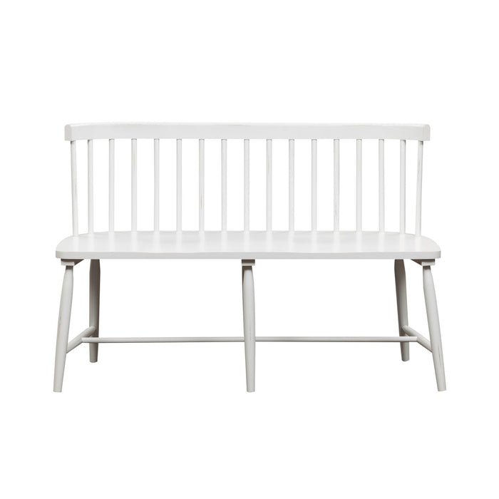 Capeside Cottage - Spindle Back Dining Bench - White (RTA)