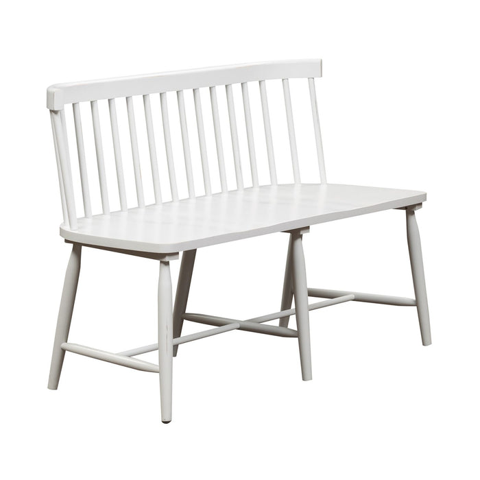 Capeside Cottage - Spindle Back Dining Bench - White (RTA)