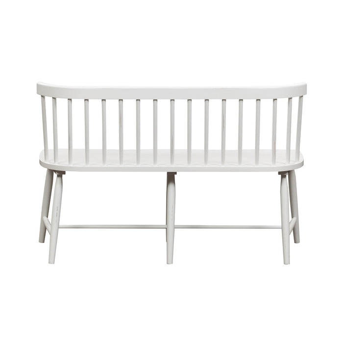 Capeside Cottage - Spindle Back Dining Bench - White (RTA)