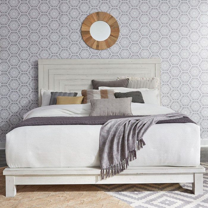 Modern Farmhouse - King California Platform Bed, Dresser & Mirror