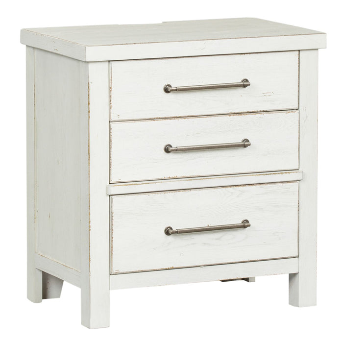 Modern Farmhouse - 3 Drawer Night Stand