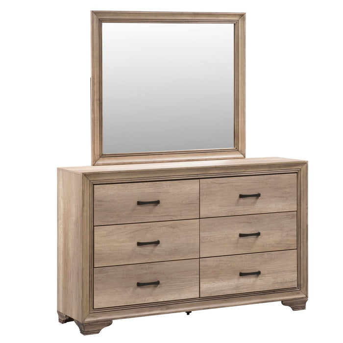 Sun Valley - King Uph Bed, Dresser & Mirror, Chest