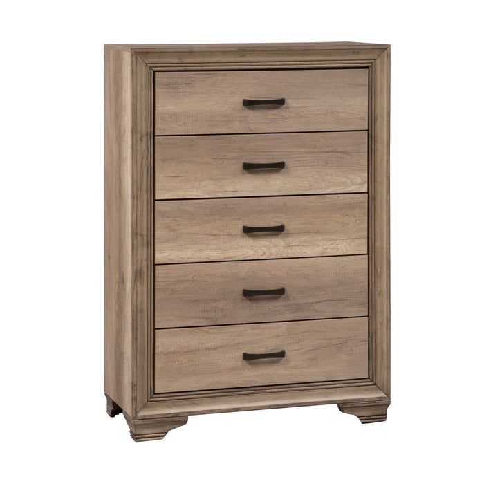 Sun Valley - King Uph Bed, Dresser & Mirror, Chest