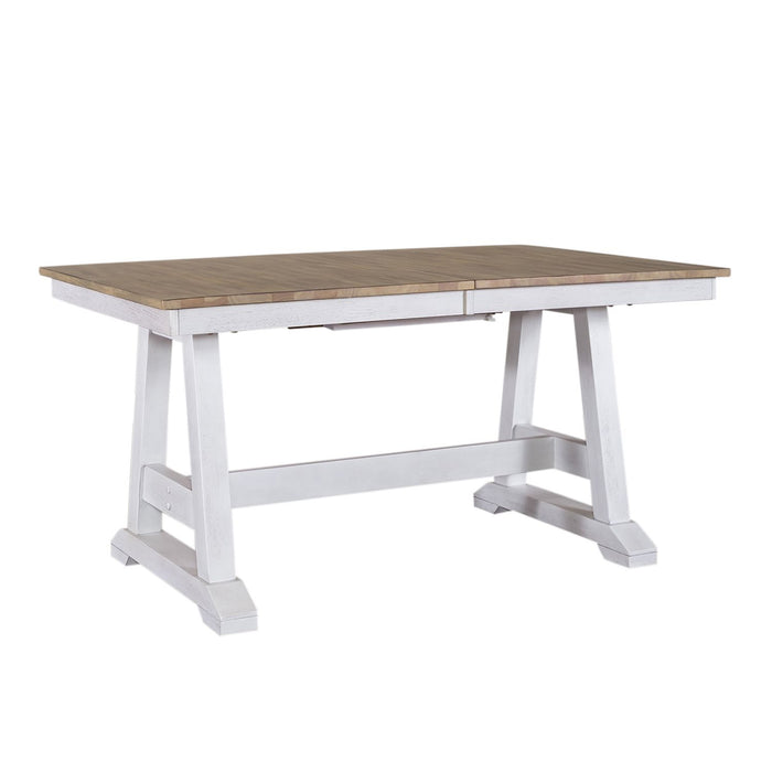 Lindsey Farm - 5 Piece Trestle Table Set