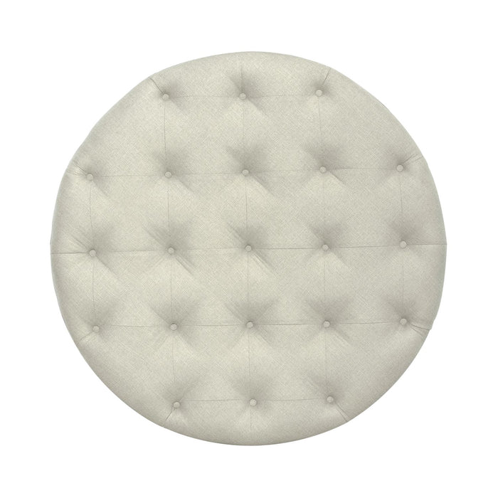 Americana Farmhouse - Round Cocktail Ottoman