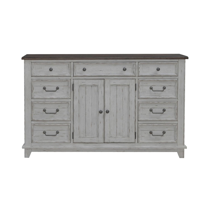 River Place - 2 Door 9 Drawer Dresser