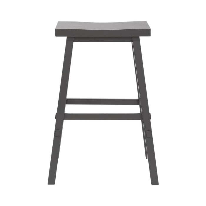 Creations - 24 Inch Sawhorse Counter Stool- Gray