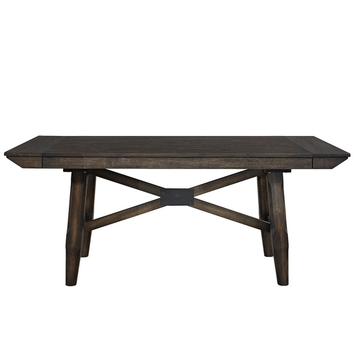 Double Bridge - Opt 7 Piece Trestle Table Set