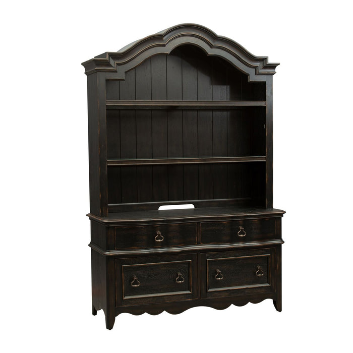 Chesapeake - 3 Piece Desk & Hutch Set