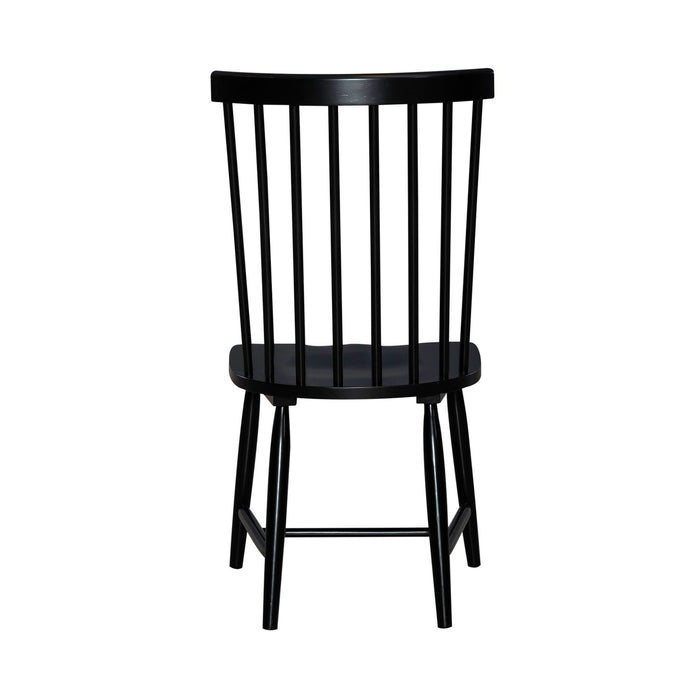 Capeside Cottage - Spindle Back Side Chair - Black (RTA)