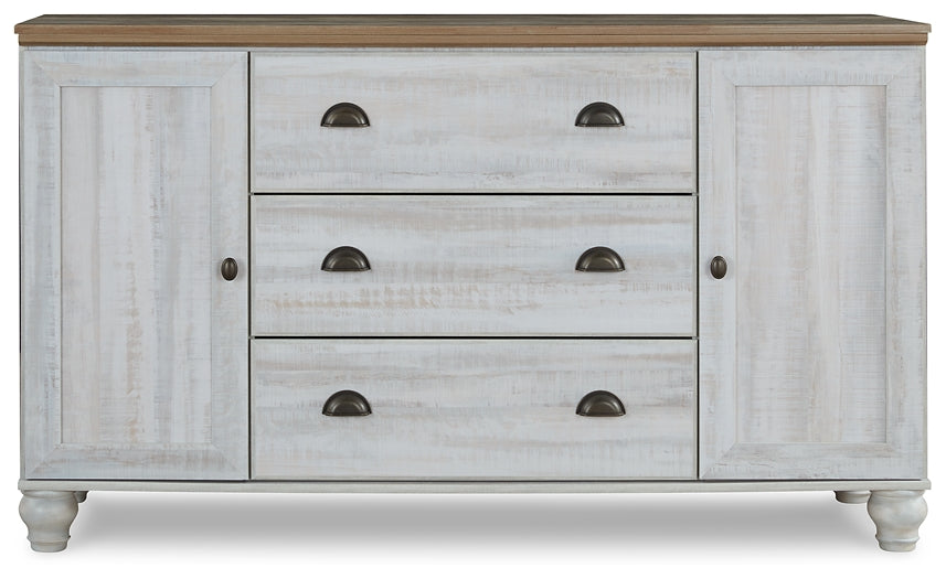 Haven Bay Queen Panel Storage Bed with Dresser