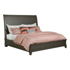 Plank Road King Eastburn Dark Sleigh Bed