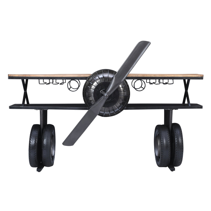 Maverick Vintage Bi-Plane Console Bar